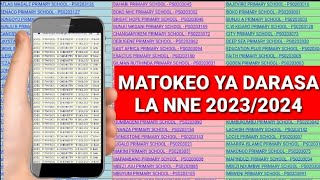 NECTA RESULTS Jinsi ya kupata Matokeo ya Darasa la NNE 20232024 [upl. by Llehsem490]