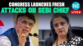 Congress Attacka SEBI Chief Madhabi Buch Says She Drew Salary From ICICI Bank [upl. by Notreb55]