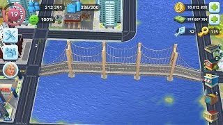 SIMCITY Build it New Suspension Bridge [upl. by Ayomat60]