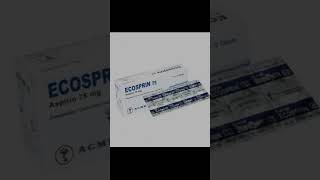 Ecosprin 75 Tablet Uses in hindi medical medicine doctor [upl. by Alyos]