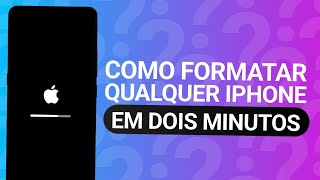 COMO FORMATAR IPHONE SIMPLES E FÁCIL [upl. by Noe]