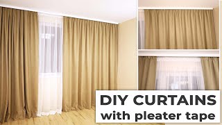 How to make curtains the Easy way [upl. by Friedly]