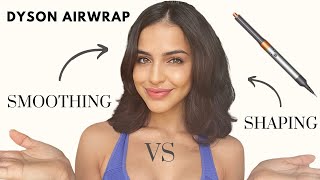 DYSON AIRWRAP  smoothing vs shaping [upl. by Iseabal]