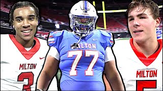 🎥🔥🔥 Georgia 7A State Championship  4 Milton vs 1 Walton  PERFECT SEASON ON THE LINE  UTR Mix [upl. by Diba]