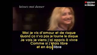 Dalida  Laissez Moi Danser MUSIC  KARAOKÉ [upl. by Keyes]