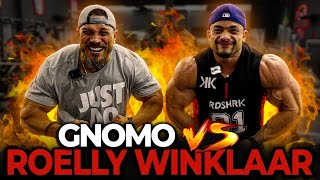 ROELLY WINKLAAR E GNOMO  SEMELHANTES   3 semanas para o ARNOLD [upl. by Auqinihs]