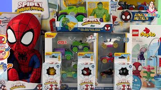 Marvel Spidey and His Amazing Friends Toy Collection Unboxing Review  Secret Reveal Spidey [upl. by Fuchs]