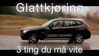 Glattkjøring Slik kjører du på glatt føre [upl. by Grimaud]