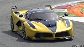 Ferrari Corse Clienti  Monza  FXXK 599XX F1 SCREAMING Sounds  Track [upl. by Grania]