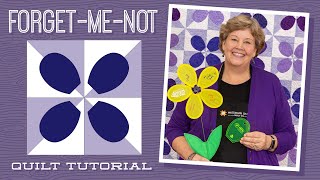 Make a quotForgetMeNotquot Quilt with Jenny Doan of Missouri Star Video Tutorial [upl. by Ecart918]