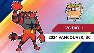 VG Day 1  2024 Pokémon Vancouver Regional Championships [upl. by Onitsoga410]