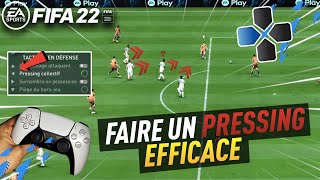 TUTO FIFA 22  FAIRE UN PRESSING EFFICACE 3 astuces incroyables [upl. by Dewain116]