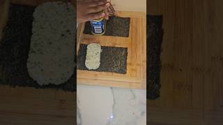 How to make musubi musubihowtomakehowtosnackeasyrecipe measysnackshealthysnacksquicksnack [upl. by Laiceps]