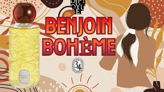 Diptyque BENJOIN BOHÈME  Fragrance Review  Bohemian Way of Life  Collection 34 [upl. by Nidla]