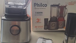 liquidificador Philco PLQ2100PI 1400w [upl. by Henn]