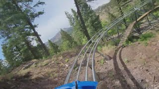 New Mexico’s first mountain coaster opens in Ruidoso [upl. by Bove]