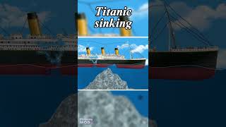 The wreck of the Titanic  Floating Sandbox 🌊 titanic titanicsinking floatingsandbox [upl. by Enirtak]