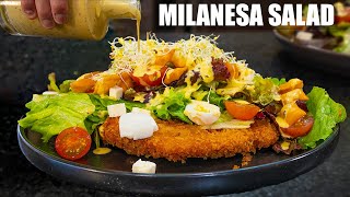 Milanesa de POLLO salad delicioso  Abelca [upl. by Eslehc]