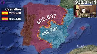 The Spanish Civil War using Google Earth [upl. by Aridni]