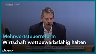 Pressekonferenz zur Kraftwerksstrategie und Mehrwertsteuerreform am 050224 [upl. by Alathia882]