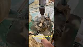 Make a wood cup wood786 song woodworking wood diy woodwork trending viral shorts work [upl. by Rebeca653]