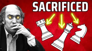 Mikhail Tal SACRIFICED 3 PIECES 😱😱😱 Mikhail Tal vs Robert Forbes 1988 Chess Game [upl. by Littell]