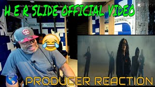 H E R Slide Official Video ft YG  Producer Reaction [upl. by Killarney]