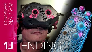 Ending  Final build of the custom Mixed Reality headset and UI [upl. by Nivre]