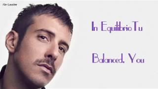 Francesco GabbaniIn Equilibrio Lyrics Sub ItaEng [upl. by Ingram]