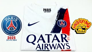 PSG maillot extérieur 20242025 player version Unboxing  ASMR [upl. by Nesaj]