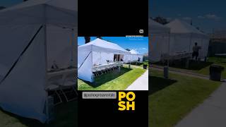 Canopy Tents Tables  Chairs Lawn Games Photo booths  Posh Express Rentals in Las Vegas NV [upl. by Airenahs706]