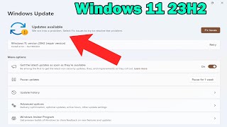 Fix Windows Update Error 0xc1900201 in Windows 11 Version 23H2 StepbyStep Guide [upl. by Oigroig]