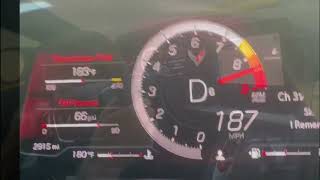 C8 Corvette Z06 187 mph 5th gear [upl. by Llorrad636]