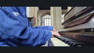 playing an old piano at church [upl. by Adabelle]