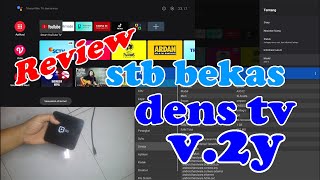 Review stb denstv  zte b860h v2y android 9 [upl. by Hosfmann]