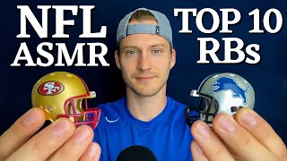 NFL ASMR  Top 10 RBs 2024 [upl. by Eiger]