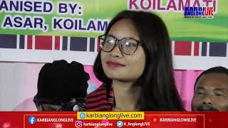 Karbi Anglong Idol season 4 winner Alisha Ingtipi aphan Koilamati arat atum pen karcho amai kedeng [upl. by Aenehs570]