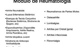 Propedeutica Reumatológica Parte 1 [upl. by Enerahs]