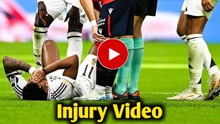 Rodrygo injury vs osasuna  Rodrygo injury  Rodrygo injury video [upl. by Atiekahs]