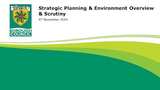 Strategic Planning amp Environment OSC [upl. by Ikram]