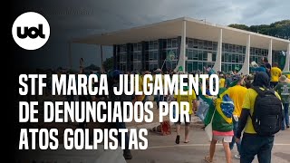 STF marca primeiro julgamento de denunciados por atos golpistas de 8 de janeiro [upl. by Adivad]