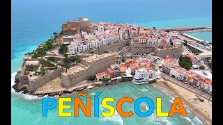 Peñíscola Spain 🇪🇸  4K Drone Footage [upl. by Zenitram]