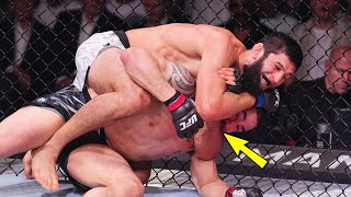 Khamzat Chimaev destroys Robert Whittakers jaw in ufc 308 fight [upl. by Ecinaej]