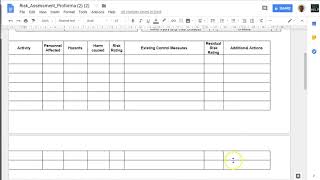 Resize an off or outside page table in Google Docs [upl. by Eerbua]