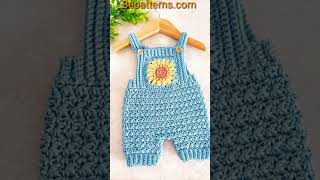 Easy Crochet Baby Romper For Cozy Pattern Design Ideas [upl. by Airdnaxela]