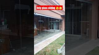 Only glass sliding door 🚪home aluminiumprofile interiordesign slidingdoor home Sahardware98 [upl. by Llednov]