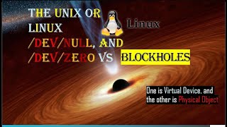 The devnull and devzero vs BLAK HOLES Linux What is devnull [upl. by Ecnatsnoc221]