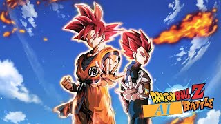 DBZ DOKKAN BATTLE LR TEQ SSGSSGSS Goku amp SSGSSGSS Vegeta Intro amp Active Skill OST AI Extended [upl. by Anahsal]