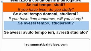 corso di inglese if conditionals interrogativo [upl. by Notsehc545]