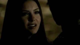 The Vampire Diaries 1x15  DamonElena Stefan last scene [upl. by Yerdna]